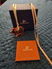 SWAROVSKI maiale rosa ornamento/fascino