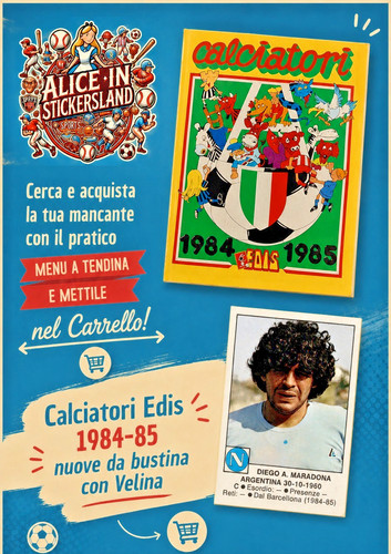 Edis calciatori 1984 nuove - edis, 1984/85