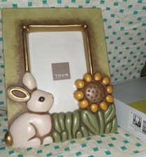 CORNICE PORTAFOTO CONIGLIO GIRASOLE THUN CON SCATOLO  (CONTATTATEMI PER INFO)