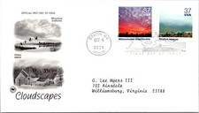 FDC 2004 SC #3878 Altocumulus S. & Stratus Opacus - Boston MA - Coppia - J3145