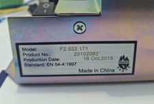 PANNELLO DI CONTROLLO ALLARME ANTINCENDIO FIREX UK EN 54-4:1997 F2.932.171