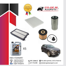 KIT TAGLIANDO 4 FILTRI + 5L