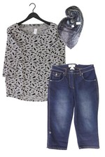 Completo moda donna taglia M con Only maglione taglia M, Heine jeans taglia 38