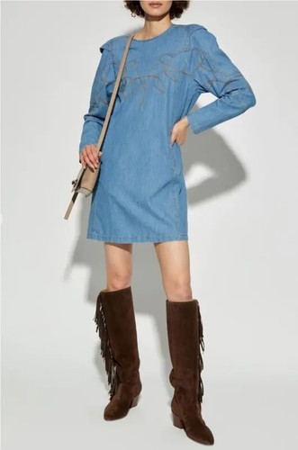 Mini abito denim - munthe, tasla