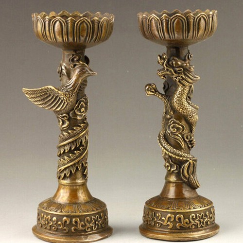 Coppia candelabri cinesi - di,