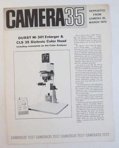Fotocamera durst 301 - durst, m-301