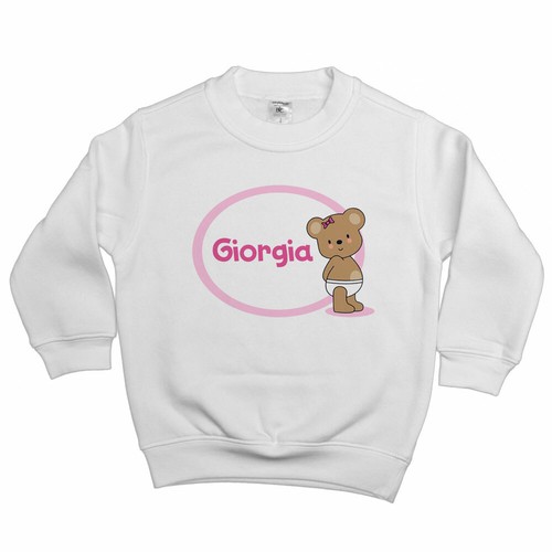 Felpa bambina personalizzata