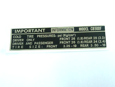 HONDA ADESIVO AVVERTENZA