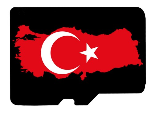 Turchia topo scheda microsd - topo,