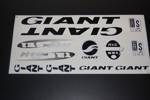 Adesivi giant xtc se1 nero - xtc,