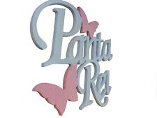 Scritta in legno Panta Rei