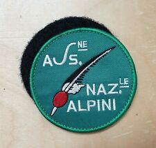 Patch Toppa ANA ASSOCIAZIONE NAZIONALE ALPINI - con STRAPPO - diam. 8 cm