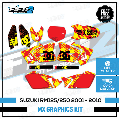 Kit grafica suzuki rm125 - kit,