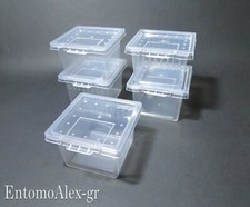 x5 contenitori allevamento insetti stecco mantidi farfalle coleotteri cibo vivo
