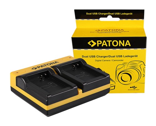 Caricabatteria usb dual - dual, patona
