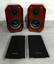Raro diffusore da scaffale Technics SB-M01 a due vie finitura legno lucido