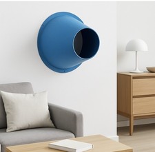 RARO Vintage Ikea PS Hofors Blu Maculato Parete Cono Portaoggetti Moderno 2005