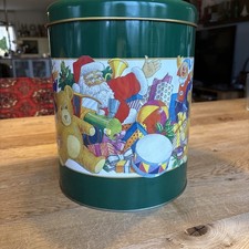 Scatola di latta natalizia