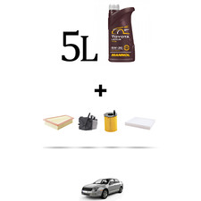 HOFFCAR Kit tagliando 4 FILTRI