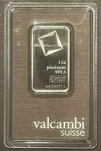 Oncia valcambi platinum - un'oncia,