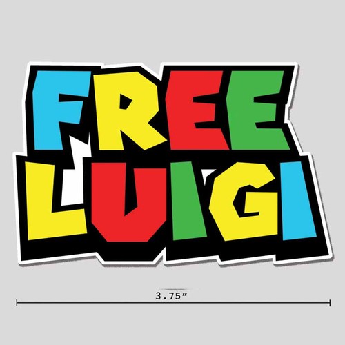 Free luigi sticker colorful - free,