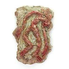 Scultura in rilievo ceramica