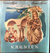 KARNTEN - CARINTHIE - CARINTHIA  - VINTAGE BROCHURE 1955