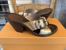 Sandali Janet & Janet di pelle con tacco in vero cuoio taglia 36 