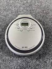 Audiovox DM870060 Lettore CD Portatile Testato e Funzionante 2004 Retrò Vintage Silver