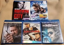 Russell Crowe Blu-ray LOT Bundle Of 5: Robin Hood 3:10 To Yuma Next Three Broken