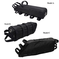 Borsa batteria trapezoidale bici elettrica telaio mountain bike grande capacità e-BIKE
