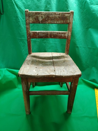 Sedia vintage legno - in,