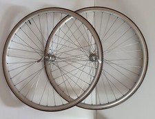 coppia ruote corsa Ambrosio con mozzi Campagnolo Record