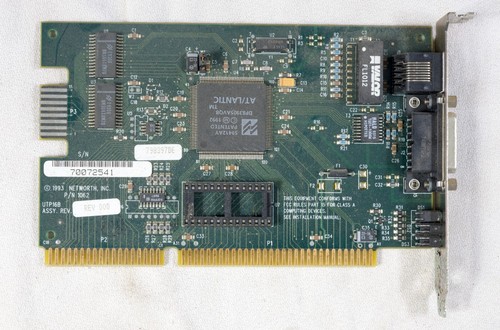 Scheda ethernet vintage