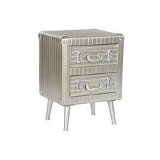 Comodino Home ESPRIT Argentato