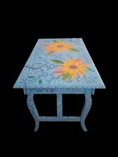 tavolo arte povera dipinto