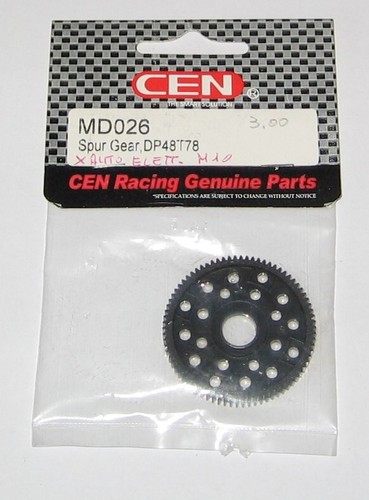 Cen md026 spur gear - md026, dp48t78
