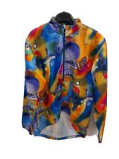 Santini SMS ciclismo maglia giacca tuta vintage jacket ciclista t-shirt tg L 80