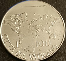 CITTÀ DEL VATICANO MONETA 100