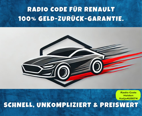Codice radio renault pin - radio,