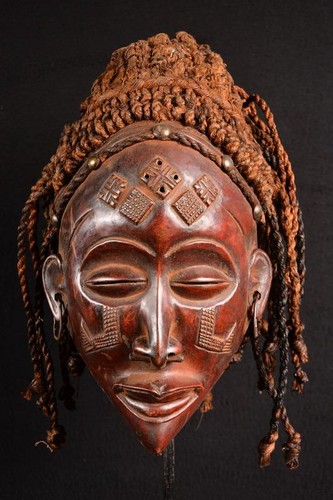 Autentica maschera chokwe - un'autentica,