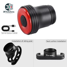 WEST BIKING Fanale Posteriore per Bici Smart Sensing MTB Luce Posteriore per Bic