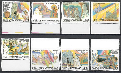 Vaticano posta aerea 1986 - posta,