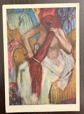 Vecchia Cartolina DEGAS inviata al celebre pittore e Prof Pompeo Borra - 1959