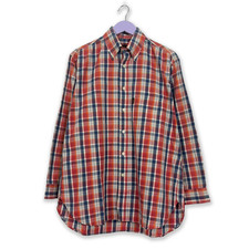 Camicia Valentino a quadri rossa e blu - Taglia 39 uomo