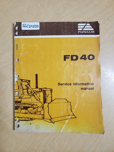 Fiat allis fd40 - fiat,