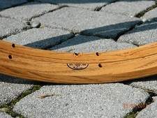 CB ITALIA coppia (#2 cerchi) FIANDRE cerchi in legno per pneumatici tubolari - Hozfelgen