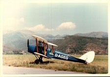 FOTO DI AEROPLANO BIPLANO IN AEROPORTO DI VILLANOVA D'ALBENGA 