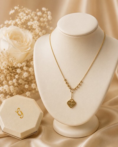 Collana goccia con ciondolo