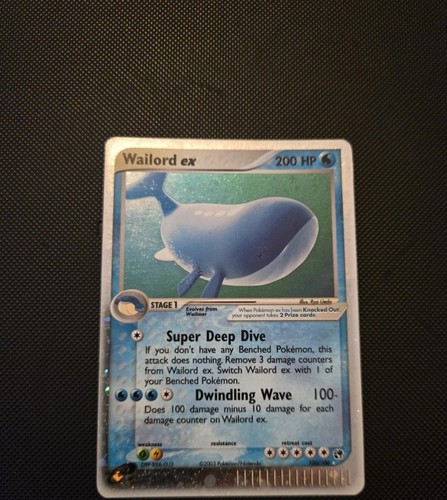 Pokemon tcg wailord 100 - pokemon, ex